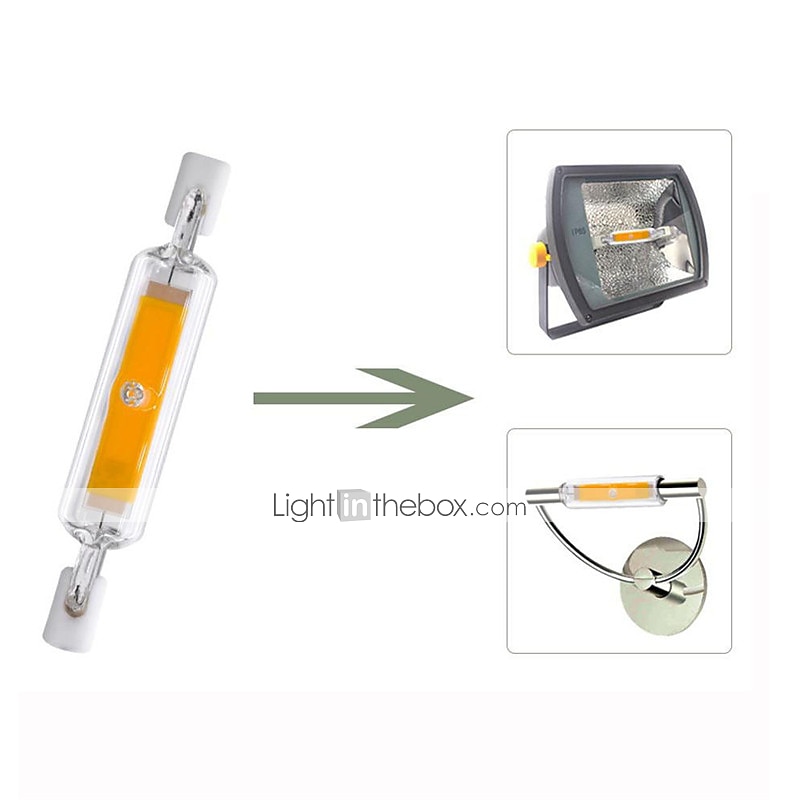 2 pcs 78mm r7s led cob bulbo iluminação halogênio base dupla extremidade ângulo de feixe de 360 graus para luzes de segurança de trabalho paisagem de 2025 por $22.99 –P1