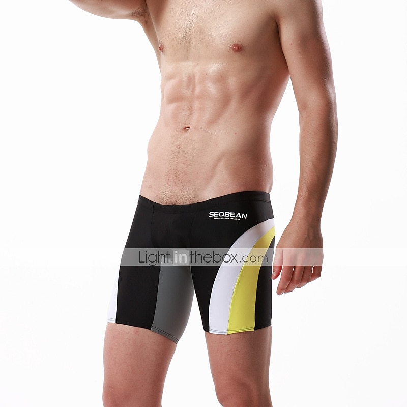 SEOBEAN® Per uomo Pantaloncini da mare Pantaloni Nuoto Surf Sport acquatici Costumi da bagno Traspirante Asciugatura rapida Comodo Chinlon Elastene Abbigliamento mare / Estate / Elasticizzato del 2026 a $16.49 –P3