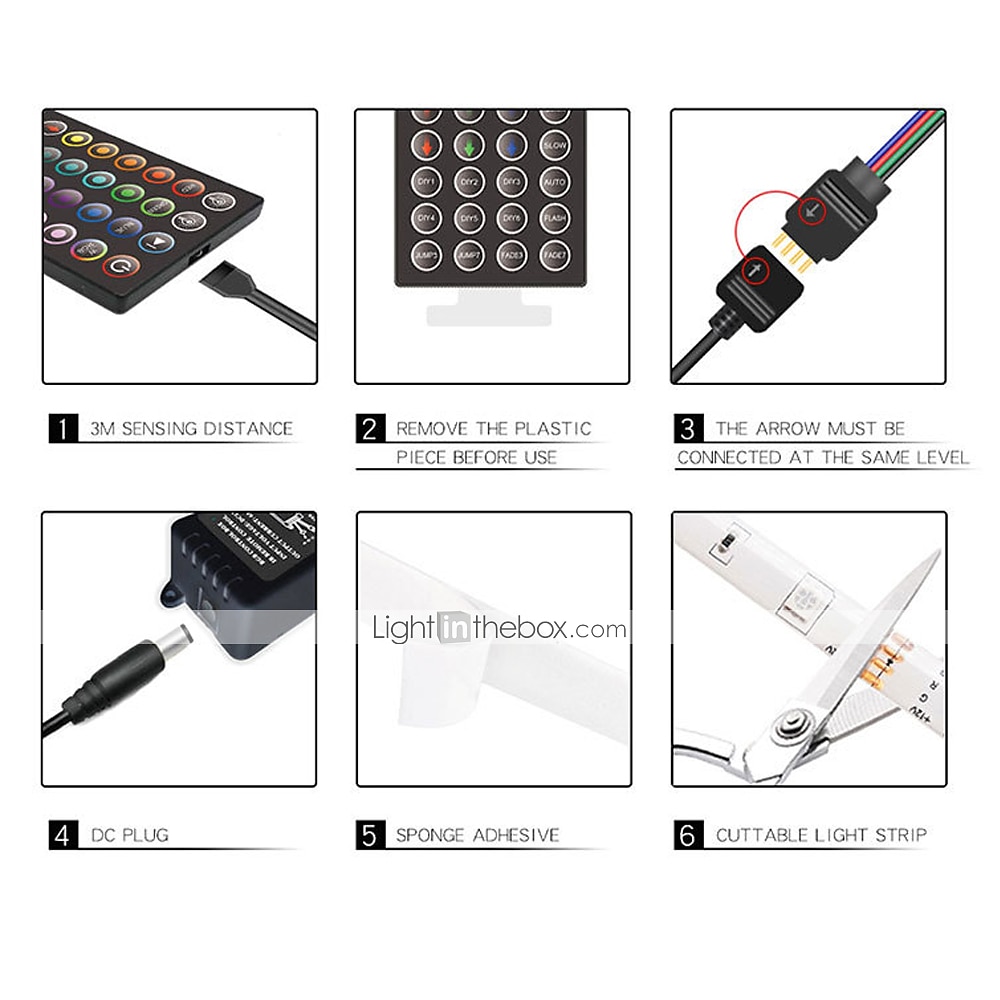 20m 15m 10m LED Strip Light Waterproof RGB Bluetooth APP Control Music Sync 5050 SMD Color Changing Backlight Home Party Decoration 2026 - $71.99 –P6