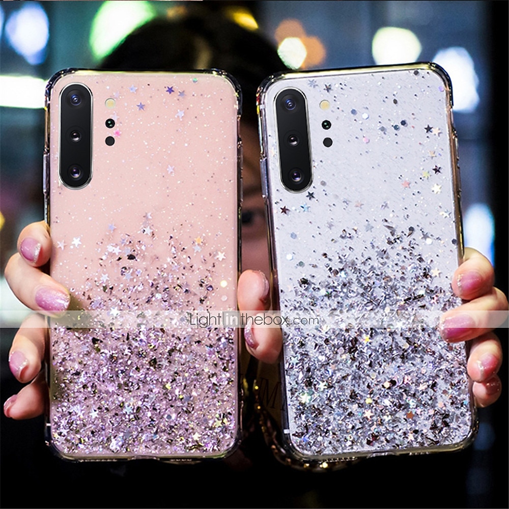 τηλέφωνο tok Για Samsung Galaxy S24 S23 S22 S21 S20 Plus Ultra Α73 Α53 Α33 A42 S25 Ultra Πίσω Κάλυμμα Λάμψη γκλίτερ Ουρανός Λάμψη γκλίτερ TPU 2025 - $14.99 –P4