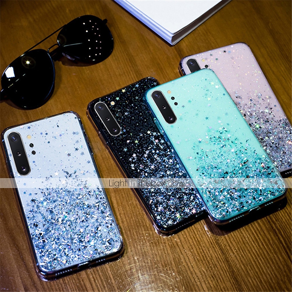 τηλέφωνο tok Για Samsung Galaxy S24 S23 S22 S21 S20 Plus Ultra Α73 Α53 Α33 A42 S25 Ultra Πίσω Κάλυμμα Λάμψη γκλίτερ Ουρανός Λάμψη γκλίτερ TPU 2025 - $14.99 –P2