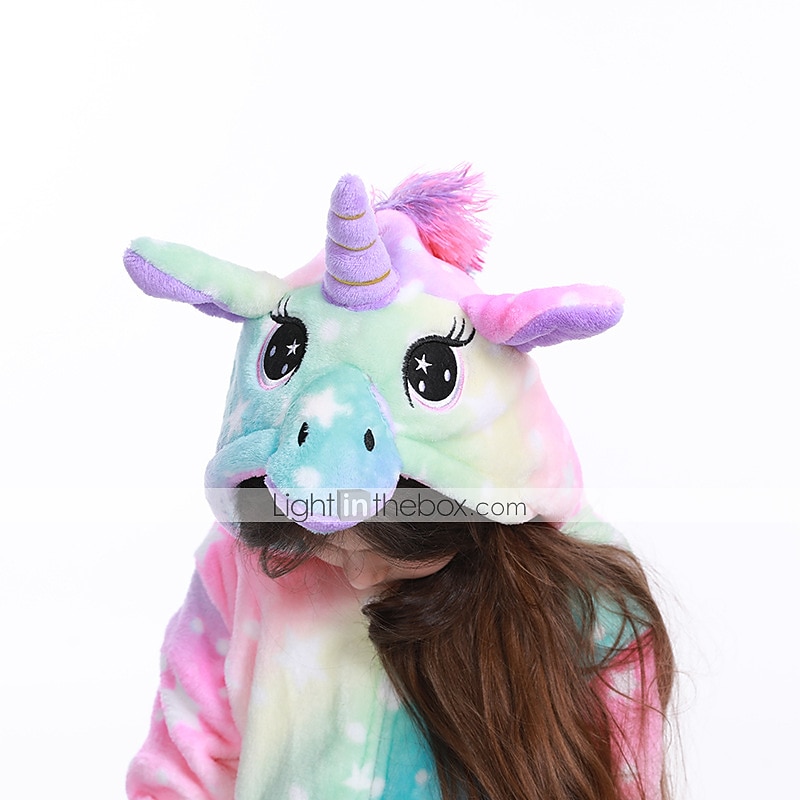 Pijamas Kigurumi Disfraz de lujo Disfraz de mono Animal Unicornio Dibujos Cálido Confortable Niños Unisexo Niños y niñas Víspera de Todos los Santos Carnaval Fiesta Rendimiento Ropa de casa 2026 - $38.99 –P5