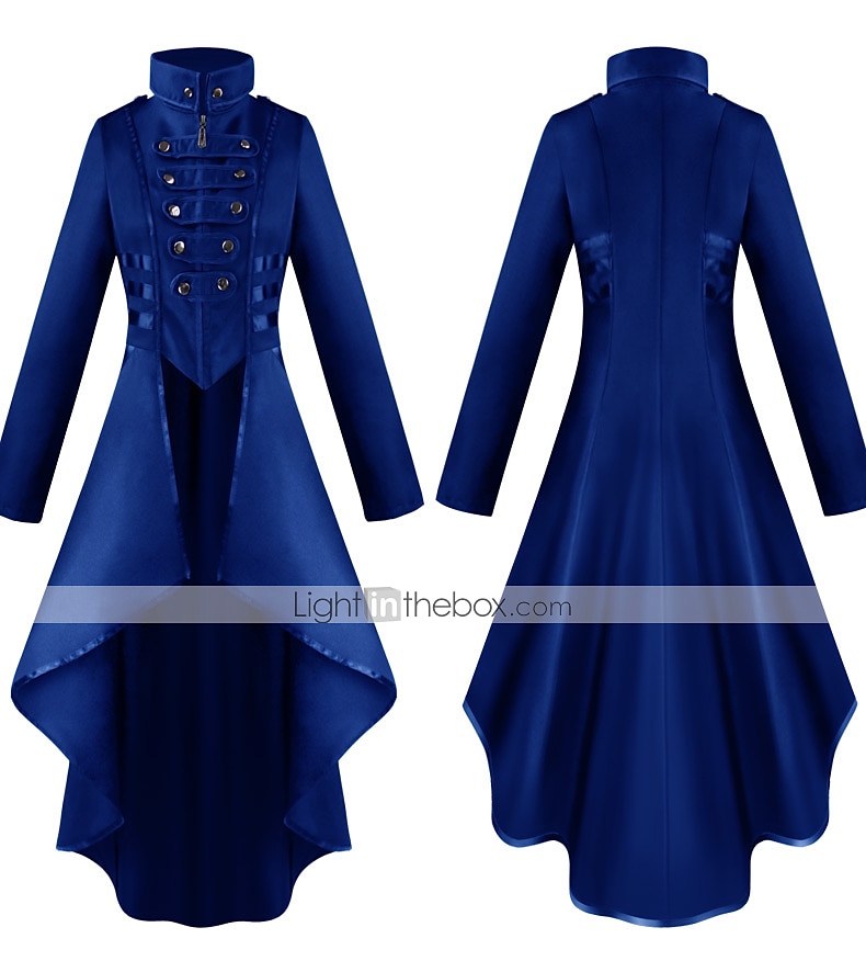 Punk & Gothic Middeleeuws Steampunk Jas Trenchcoat Overkleding Heks Pest dokter Wijd uitlopend Kostuum Dames Stoompunk Walpurgisnacht Halloween Carnaval Maskerade Feest Halloween Festival Volwassenen 2025 - $56.99 –P4