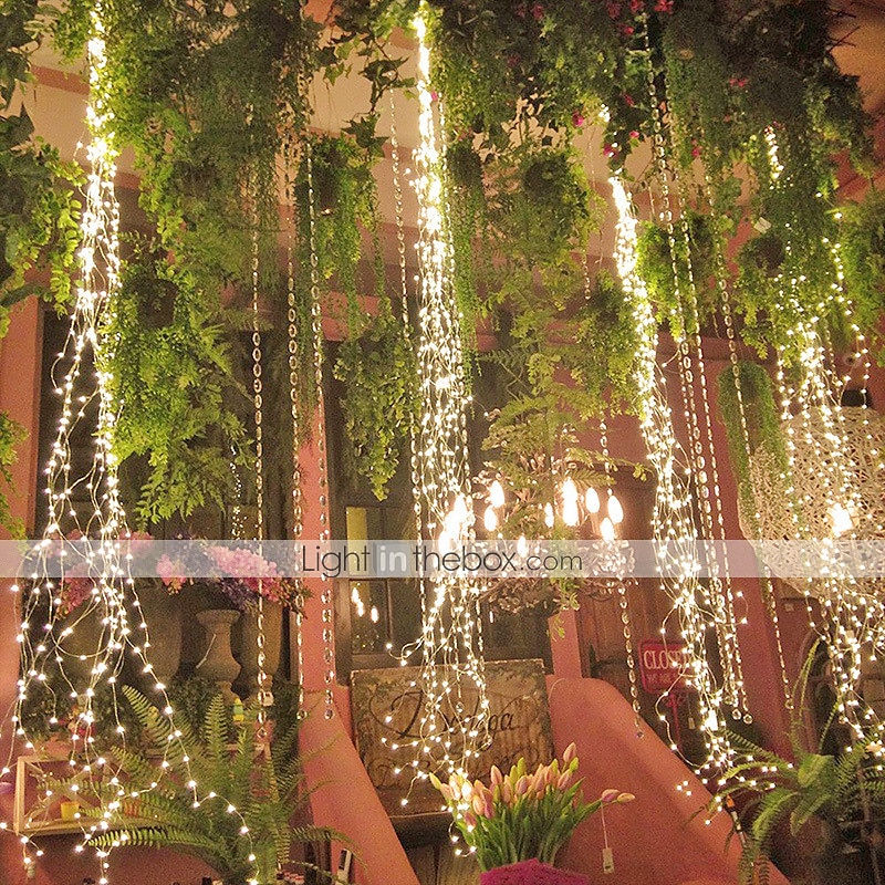 Solar String Lights Outdoor 10 Strands 2M 200LEDs Waterproof Twinkle Starry Fairy Branch Copper Waterfall Light for Garden Fence Tree Flexible Yard Garland Patio Decor Lighting 2025 - $21.99 –P6