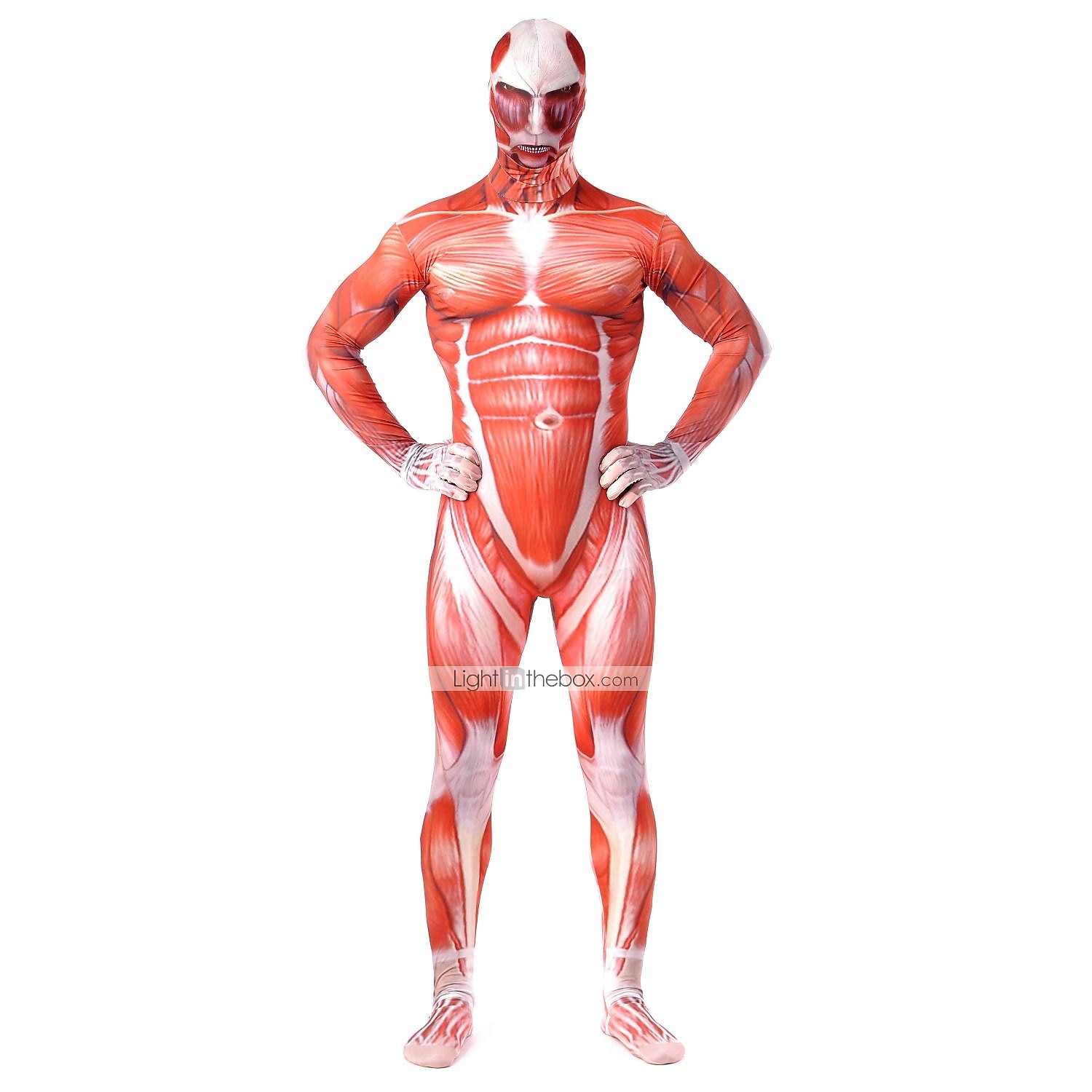 Voják / Bojovník Eren Yeager Cosplay kostým Kožené obleky Kombinéza Pohlaví Sval Strašidelný kostým Filmové kostýmy for Pánské Dětské Dospělé Karneval Nový rok 2025 - $48.99 -P2
