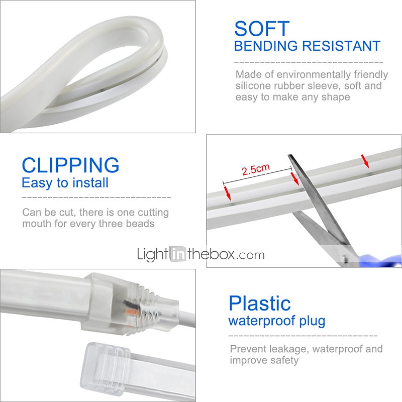 1pc 1M Neon 12V LED Makeup Dressing Table Espejo Lights LED Strip light Vanity Lamp Mirror Illuminated Flexible Tape 2025 - $11.49 –P3