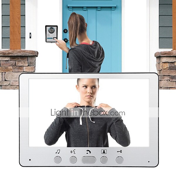 Wired 7 Inch Wire Video Doorphone Two to Two Video Intercom with Unlock Function 2025 - $254.39 –P5