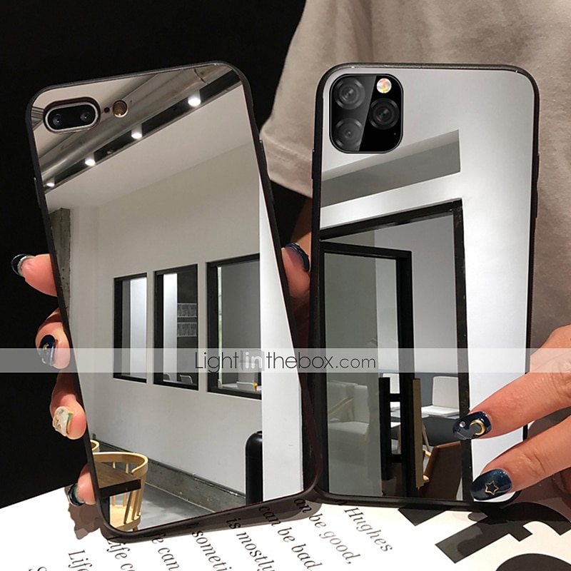 telefon Carcasă Pro iPhone 16 iPhone 15 Pro Max Plus iPhone 14 13 12 11 Pro Max Plus X XR XS Zadní kryt Zrcadlo Pevná barva 2025 - $13.99 –P6