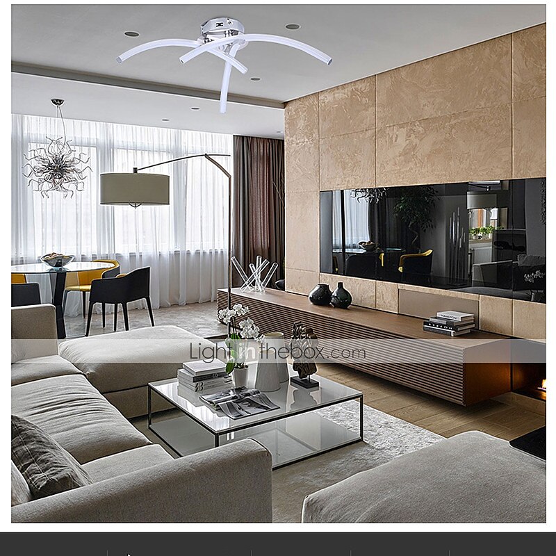 led lampes de salon et de chambre modernes simples créatives lanternes de ciel en forme de trois broches 18w de 2025 ? $120.99 –P5