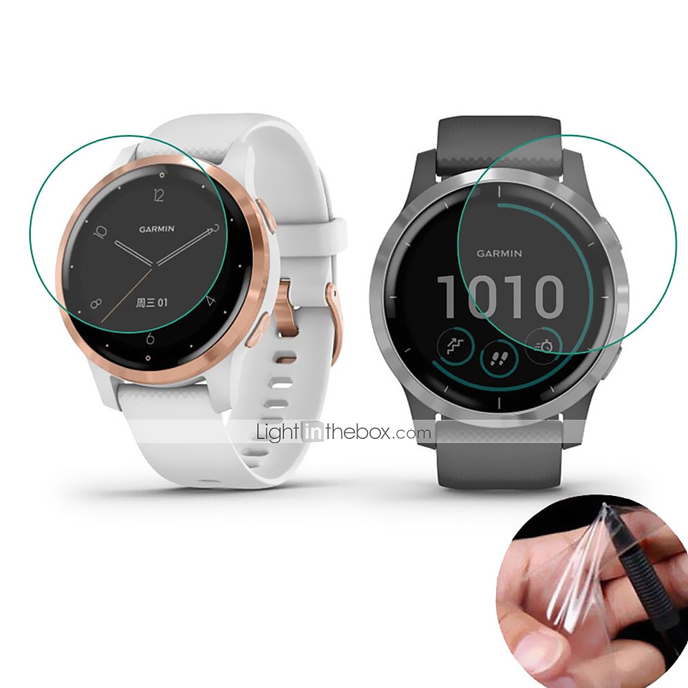 [3 חבילות] שעון מגן מסך מותאם ל גרמין Vivosmart 4 Venu גרמין אקטיב גרמין Vivoactive 4 Vivoactive 4S מגני מסך לפרטיות חדות גבוהה HD בולם זעזועים TPU אביזרי שעון 2025 - $10.99 –P5