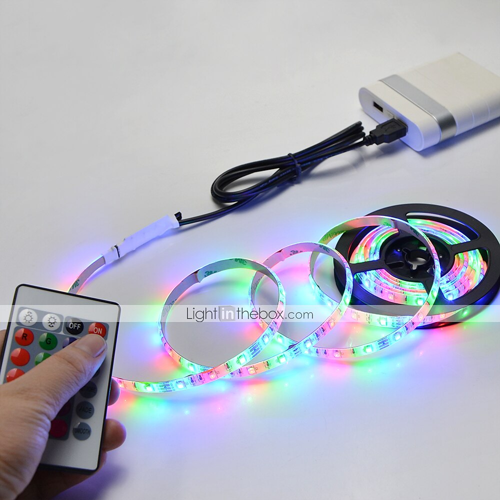 USB LED Strip Light with Remote Control RGB Flexible Strip Light Multicolor for Desk Decor Screen TV Background Lighting 2025 - $12.99 –P8