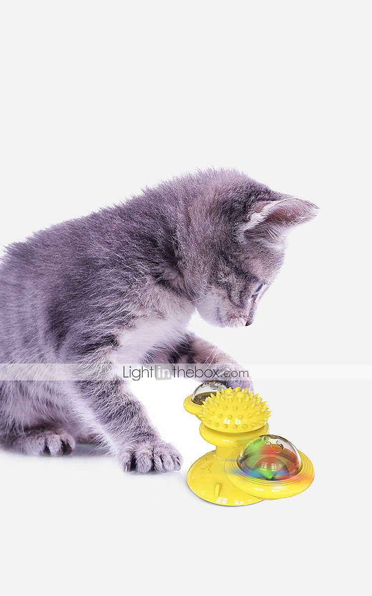 Jouets pour Chat Jouet interactif Jouet rotatif Ensemble de jouets pour chats Moulin à vent Jouets Interactifs pour Chat Jouets amusants pour chats Chat Petit Chat 1 jeu Rondes Compatible avec de 2025 ? $20.99 –P2