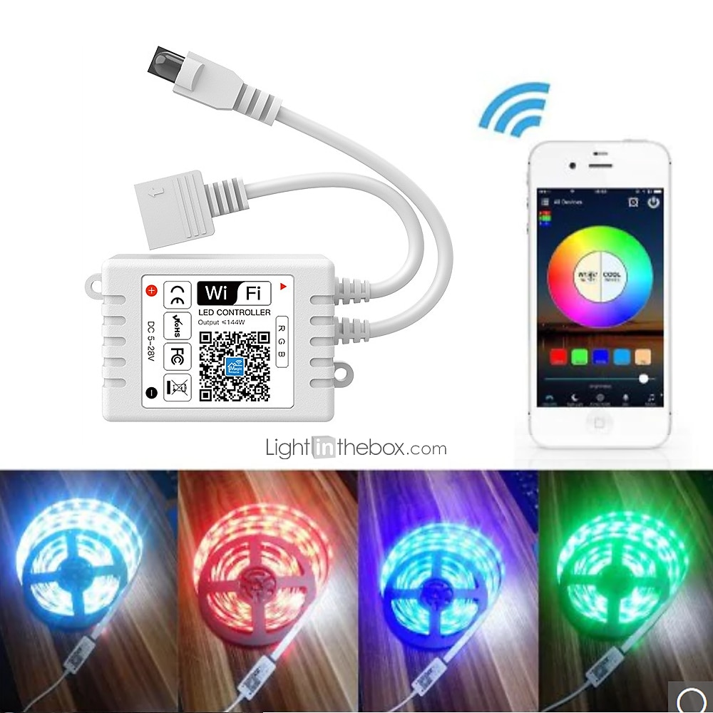 10m 32.8ft Smart App Control Flexible Led Strip Light 5050 RGB SMD 360 LEDs Work with Alexa Google 12V 4A Adapter Kit 2025 - $46.99 –P12