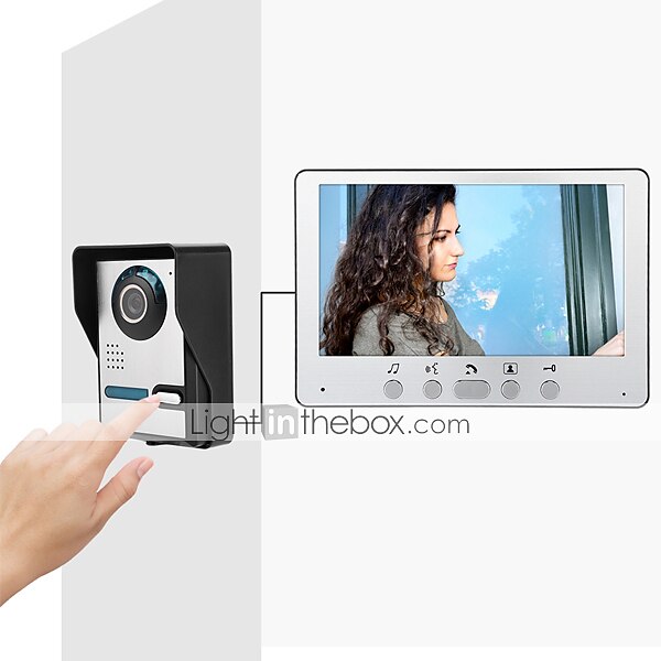 Wired 7 Inch Wire Video Doorphone Two to Two Video Intercom with Unlock Function 2025 - $254.39 –P6