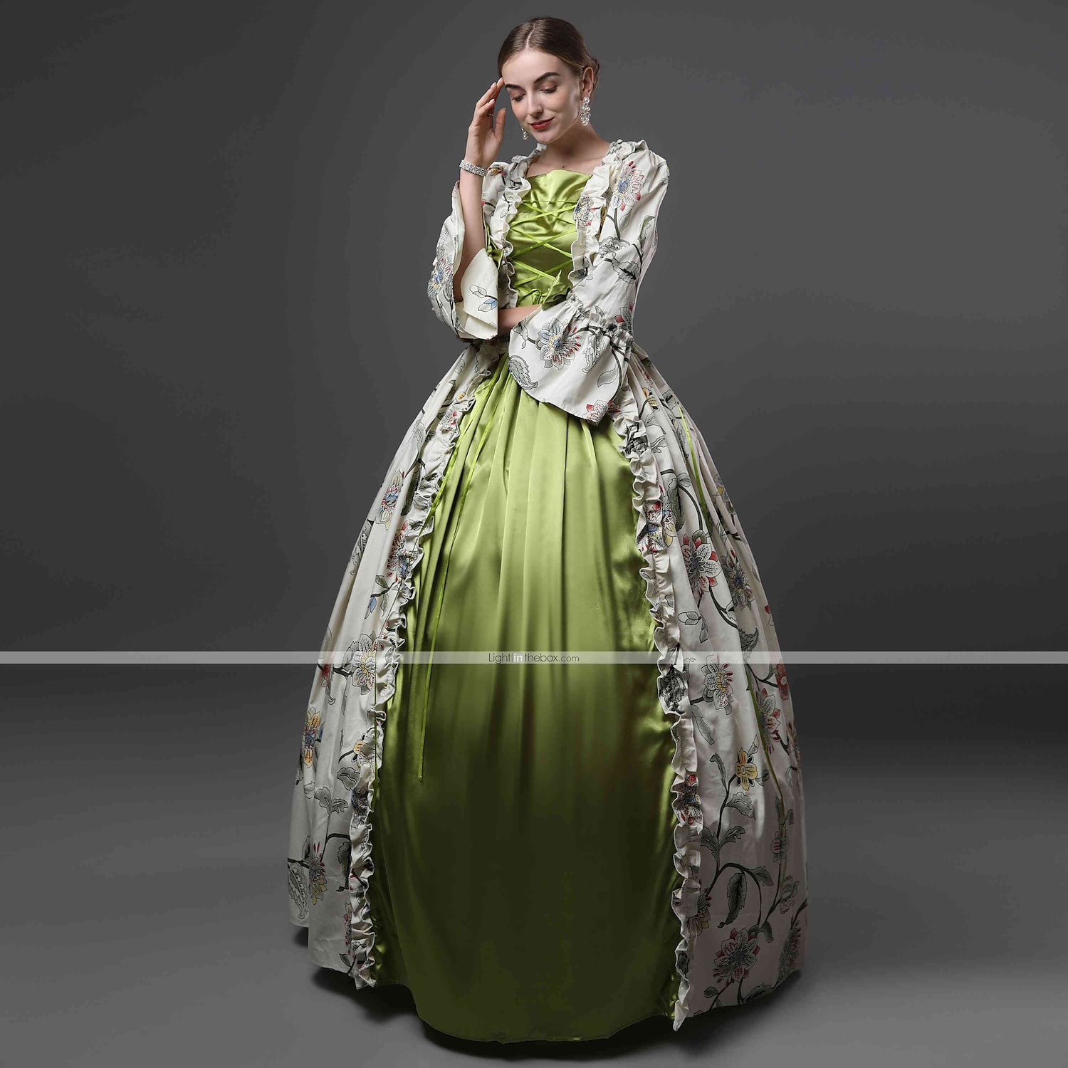 Rokoko Viktorianisch Cocktailkleid Lange Länge Kleid Partykostüm Maskerade Übergröße Normal Gedicht Übergrössen Ballkleid Kostüm Damen königlich Party Abschlussball Karneval von Venedig Kleid 2026 - $138.99 –P17