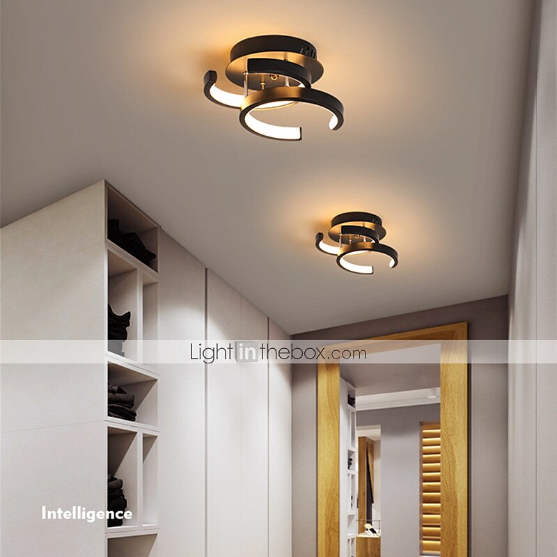 1-Ligh 22.5cm LED Ceiling Light Modern Simple Style Bedroom Living Room Creative Personality Geometric Shapes Dimmable Metal Porch Into The Door Lighting 18W 2025 - $82.99 –P5