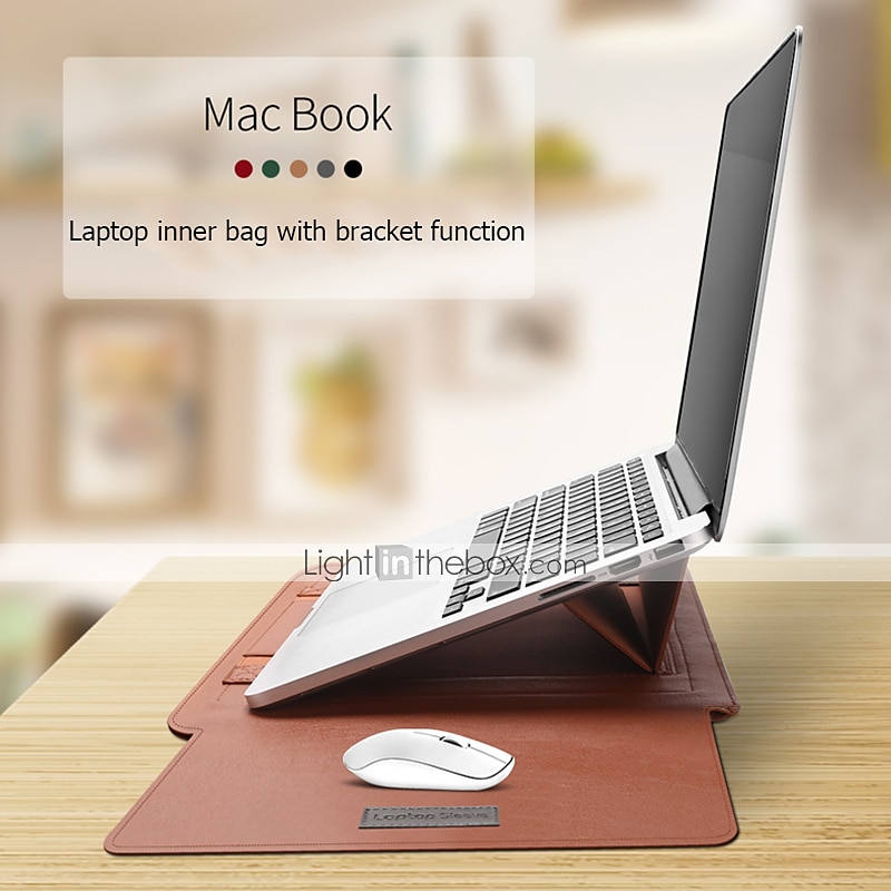 Laptop Sleeves 11.6" 12" 13.3" inch Compatible with Macbook Air Pro, HP, Dell, Lenovo, Asus, Acer, Chromebook Notebook Waterpoof Shock Proof PU Leather Classic Leather for Business Office 2025 - $31.99 –P11