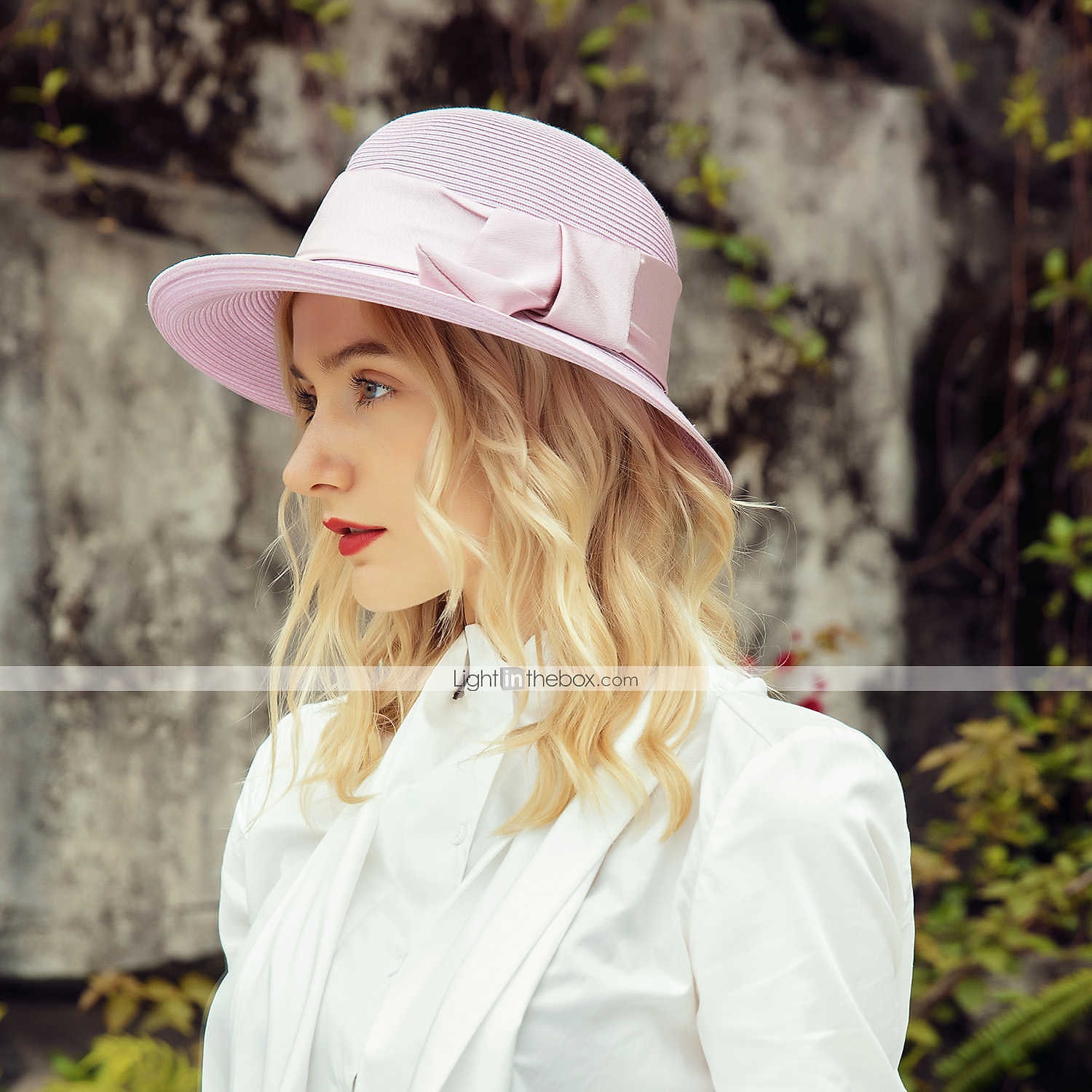 chapeaux élégants en polyester avec nœud papillon 1pc casque décontracté de 2025 ? $27.99 –P4