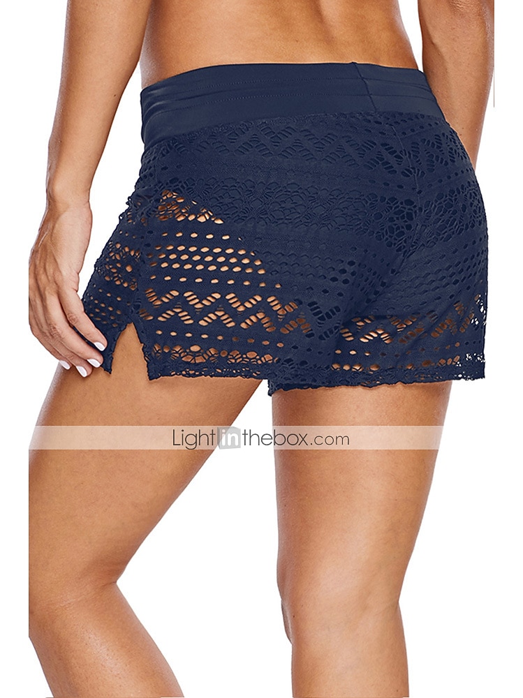 Damen Badeshorts Badehose Einfarbig Schnelltrocknend Bequem Atmungsaktiv Unterteile Surfen Strand Wassersport Sommer 2026 - $16.49 –P10