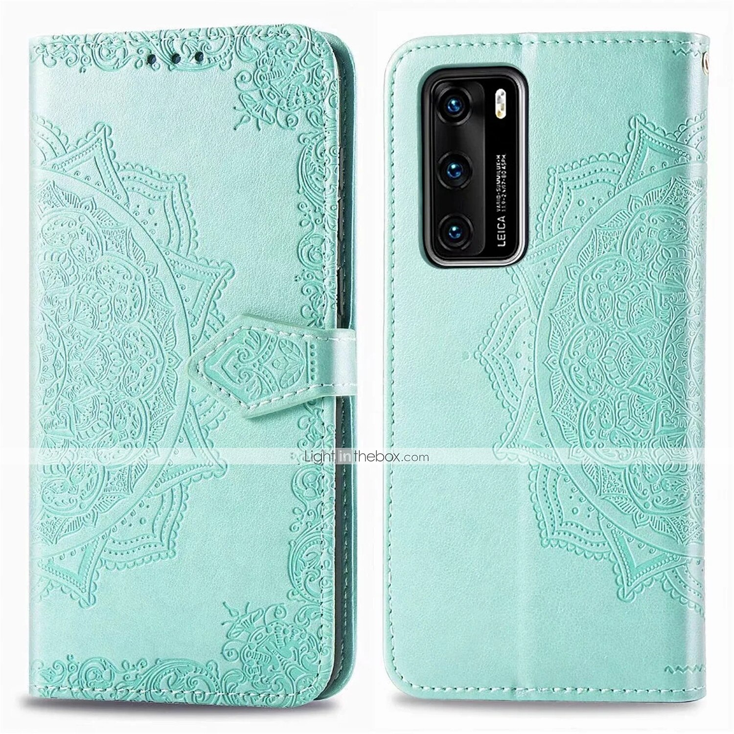 2025年 電話 ケース 用途 Huawei P40 P40 Pro P40ライト ウォレットカードケース スタンド付き フリップ ウォレット フラワー TPU PUレザー コレクション – $15.99 –P14