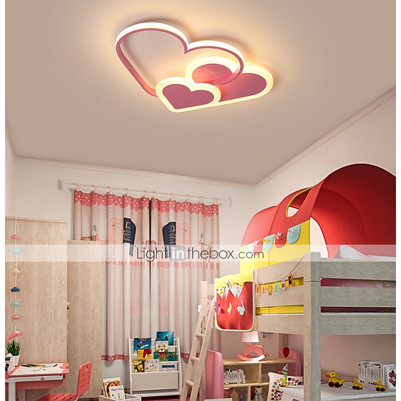 Modern LED Ceiling Light Creative Personality Love Heart Design Children's Room Boys and Girls Eye LED Lamps 30 W 2026 - $189.99 –P2