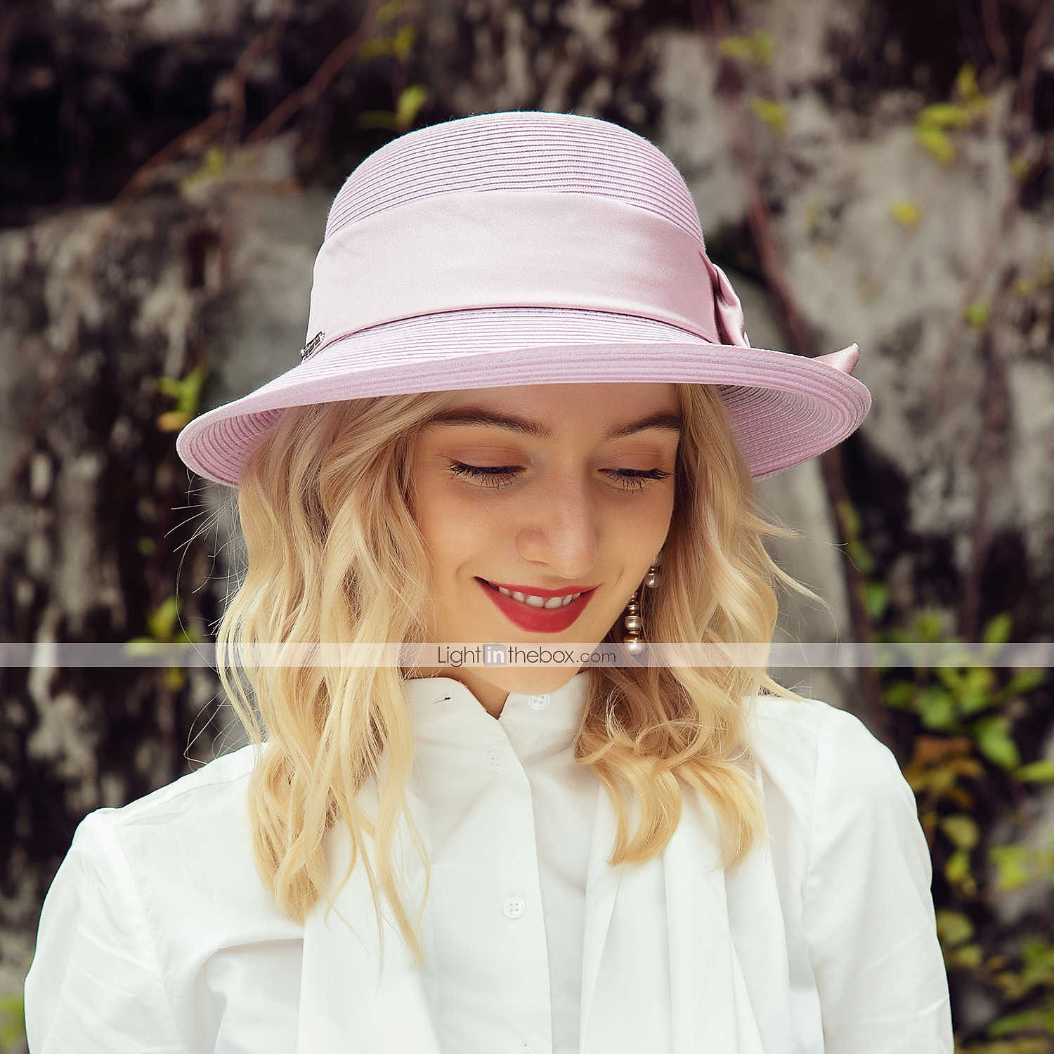 chapeaux élégants en polyester avec nœud papillon 1pc casque décontracté de 2025 ? $27.99 –P2