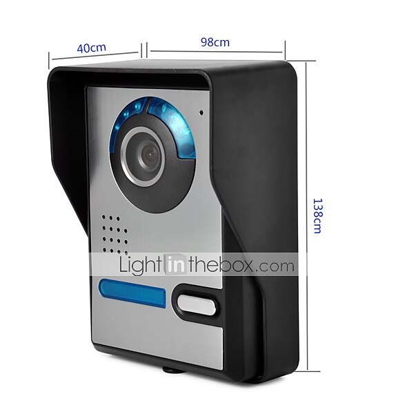 Wired 7 Inch Wire Video Doorphone Two to Two Video Intercom with Unlock Function 2025 - $254.39 –P13