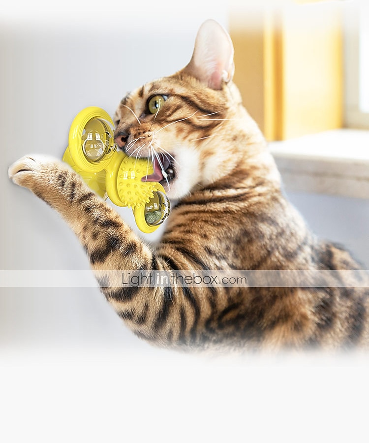 Jouets pour Chat Jouet interactif Jouet rotatif Ensemble de jouets pour chats Moulin à vent Jouets Interactifs pour Chat Jouets amusants pour chats Chat Petit Chat 1 jeu Rondes Compatible avec de 2025 ? $20.99 –P5