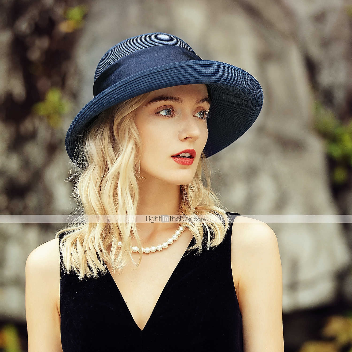 chapeaux élégants en polyester avec nœud papillon 1pc casque décontracté de 2025 ? $27.99 –P8