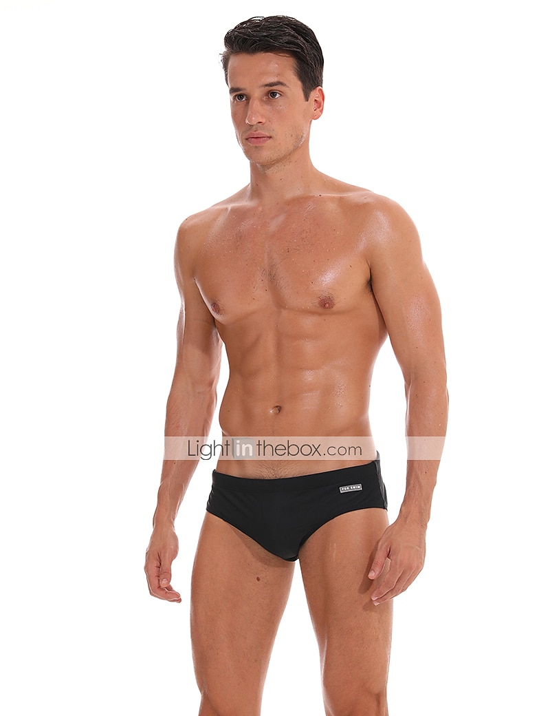 Miesten Uimashortsit Uimahousut Brief-uimahousut Spandex Alaosat Hengittävä Nopea kuivuminen Mikrojoustava 2 in 1 Kurenauha - Uinti Lainelautailu Hiekkaranta Vesiurheilu Yhtenäinen Kevät Kesä 2025 - $16.49 –P7