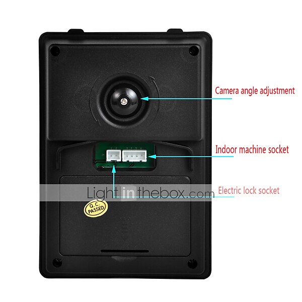 Wired 7 Inch Wire Video Doorphone Two to Two Video Intercom with Unlock Function 2025 - $254.39 –P11