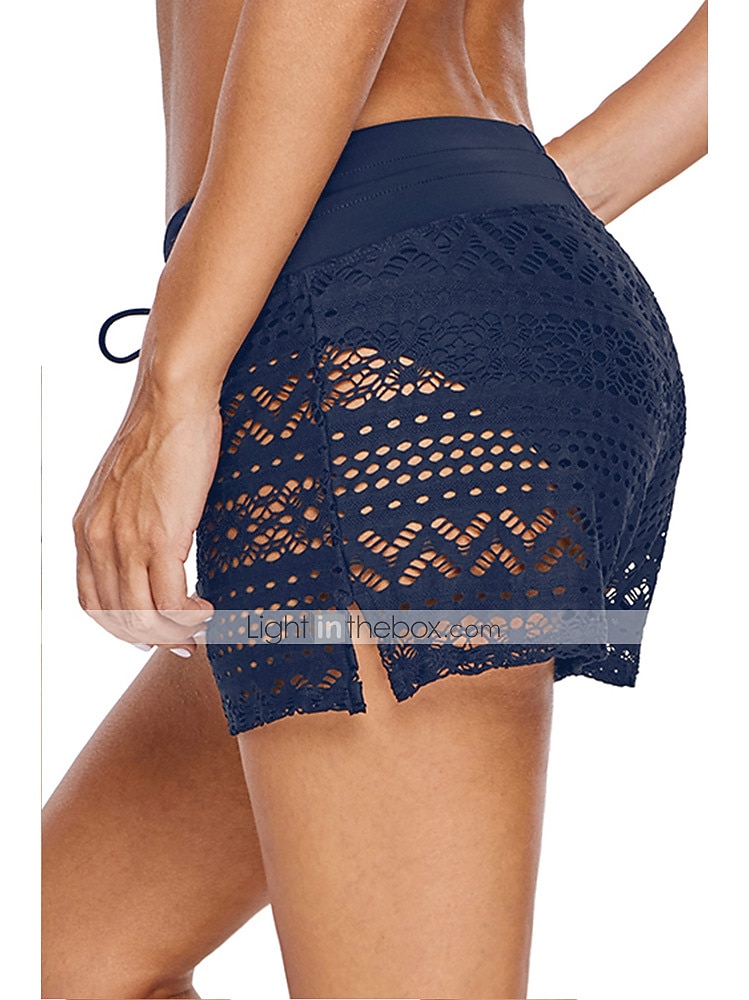 Damen Badeshorts Badehose Einfarbig Schnelltrocknend Bequem Atmungsaktiv Unterteile Surfen Strand Wassersport Sommer 2026 - $16.49 –P8