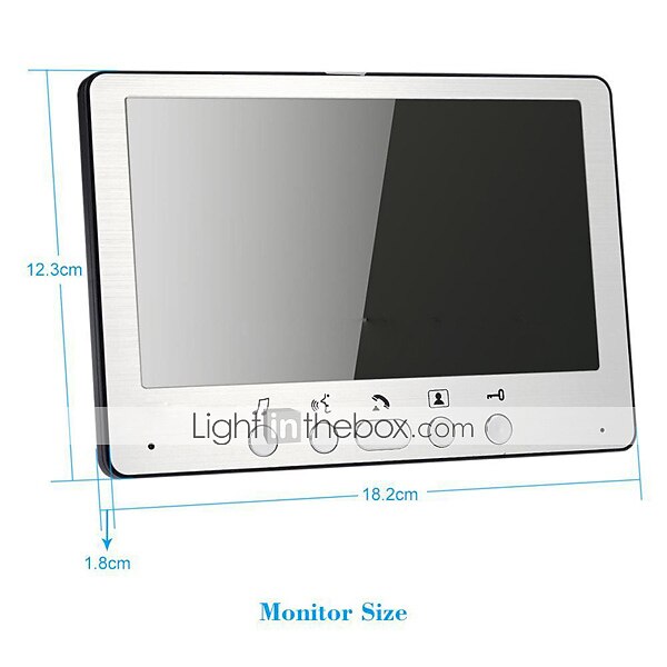Wired 7 Inch Wire Video Doorphone Two to Two Video Intercom with Unlock Function 2025 - $254.39 –P8