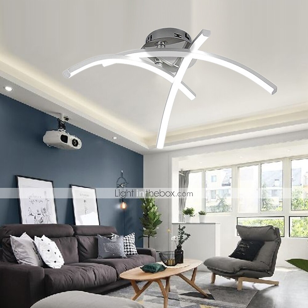 led lampes de salon et de chambre modernes simples créatives lanternes de ciel en forme de trois broches 18w de 2025 ? $120.99 –P4