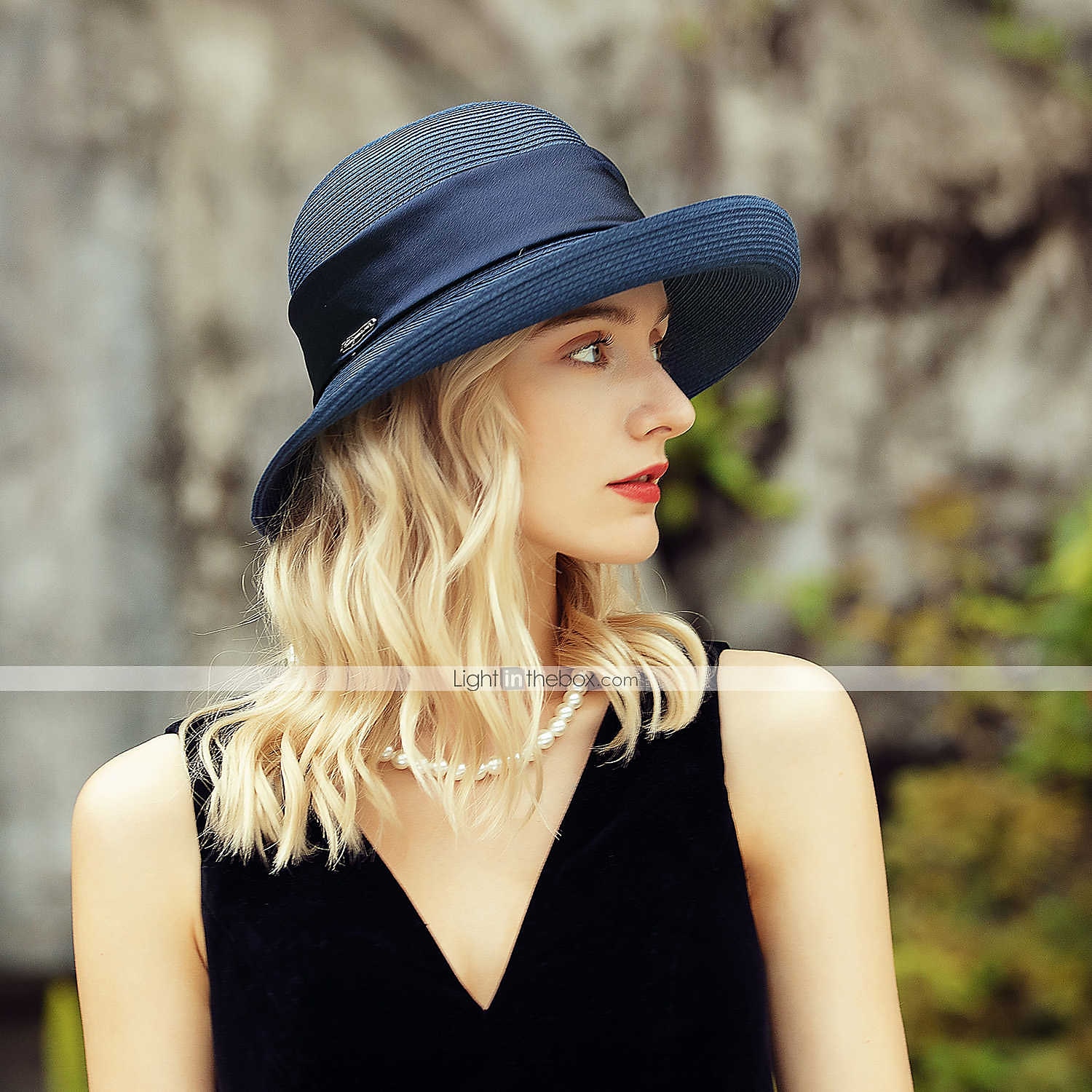 chapeaux élégants en polyester avec nœud papillon 1pc casque décontracté de 2025 ? $27.99 –P9