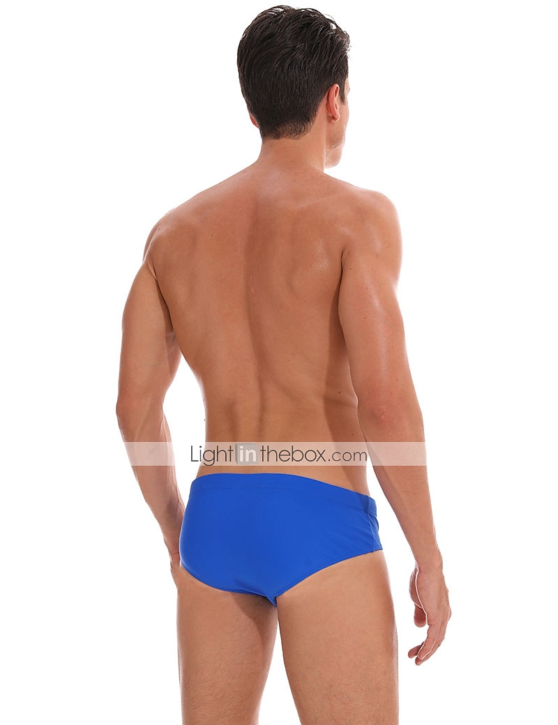 Miesten Uimashortsit Uimahousut Brief-uimahousut Spandex Alaosat Hengittävä Nopea kuivuminen Mikrojoustava 2 in 1 Kurenauha - Uinti Lainelautailu Hiekkaranta Vesiurheilu Yhtenäinen Kevät Kesä 2025 - $16.49 –P3