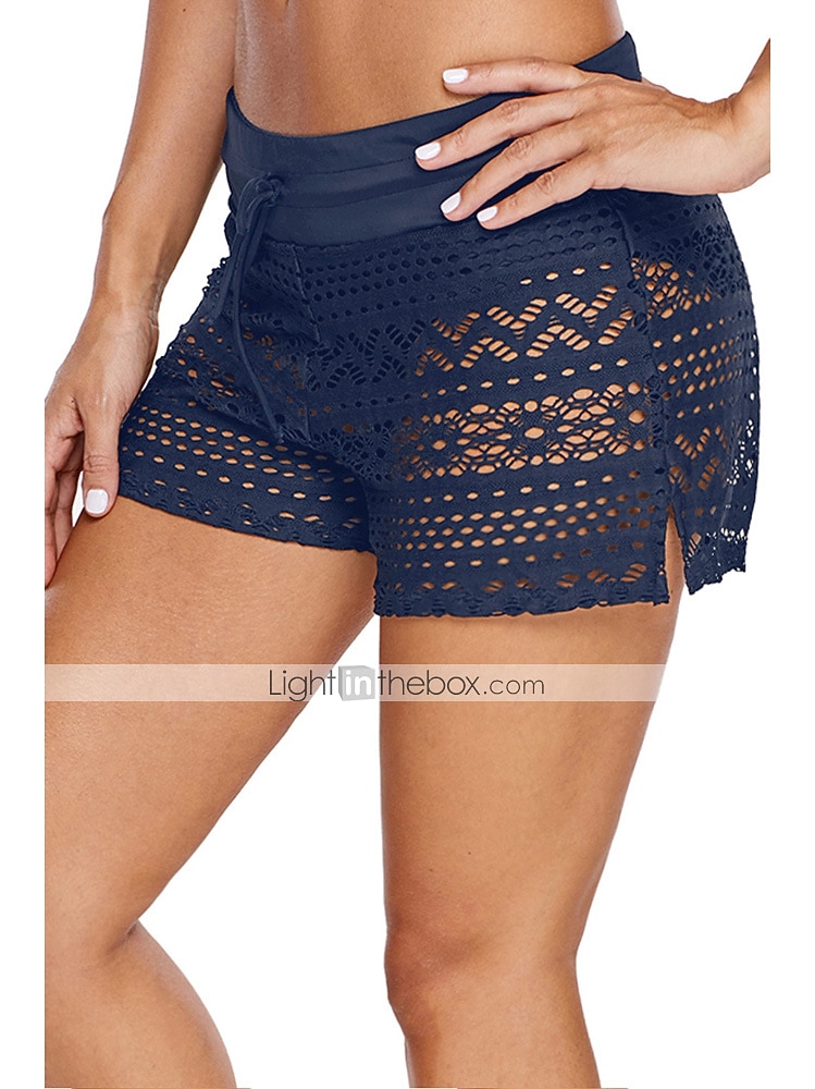 Damen Badeshorts Badehose Einfarbig Schnelltrocknend Bequem Atmungsaktiv Unterteile Surfen Strand Wassersport Sommer 2026 - $16.49 –P6