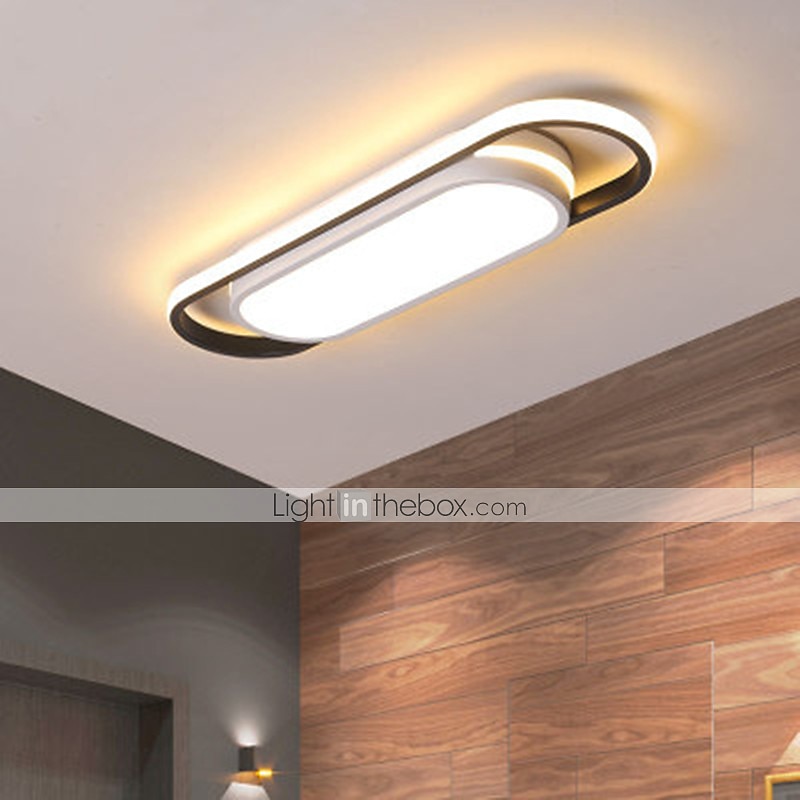 stripe ledet taklamper moderne enkel nord-europeisk inngang veranda balkong garderobe lys 18w 2025 - $123.99 –P7