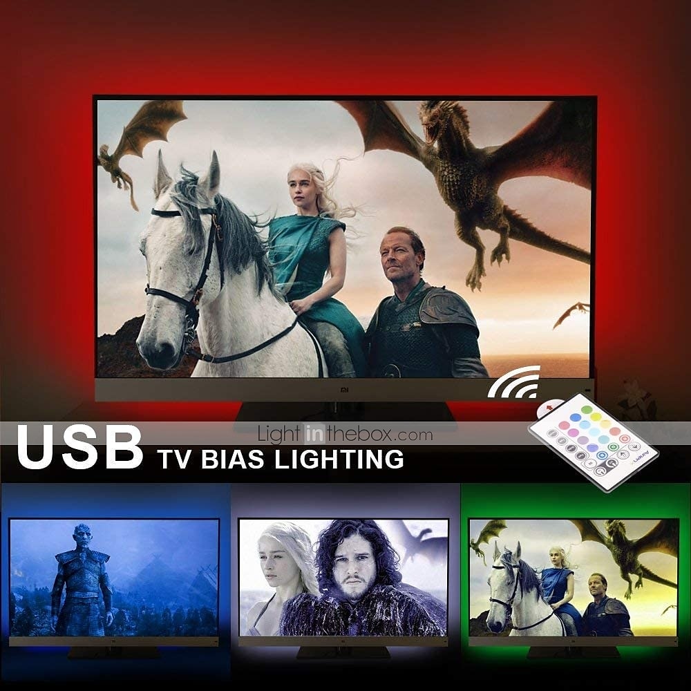 2025年 2m 6.6ftrgbストリップライト60leds 5050 smd24keysリモートコントローラーrgbホワイトクリスマス新年バックライト防水usbパワード装飾 コレクション – $11.99 –P7