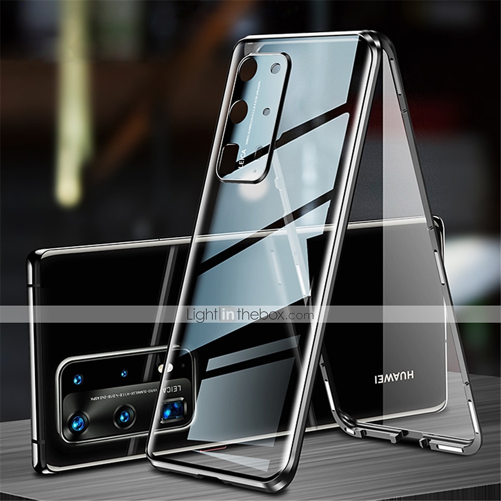 هاتف غطاء من أجل هواوي Hwawei P40 P30 P20 Pro Lite غطاء كامل للجسم شفاف حماية كاملة للجسم جهتين مضاعفتين لون سادة زجاج مقوى معدن 2025 - $21.99 –P1