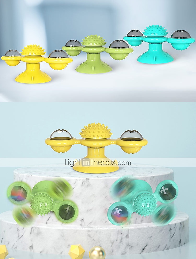 Jouets pour Chat Jouet interactif Jouet rotatif Ensemble de jouets pour chats Moulin à vent Jouets Interactifs pour Chat Jouets amusants pour chats Chat Petit Chat 1 jeu Rondes Compatible avec de 2025 ? $20.99 –P1