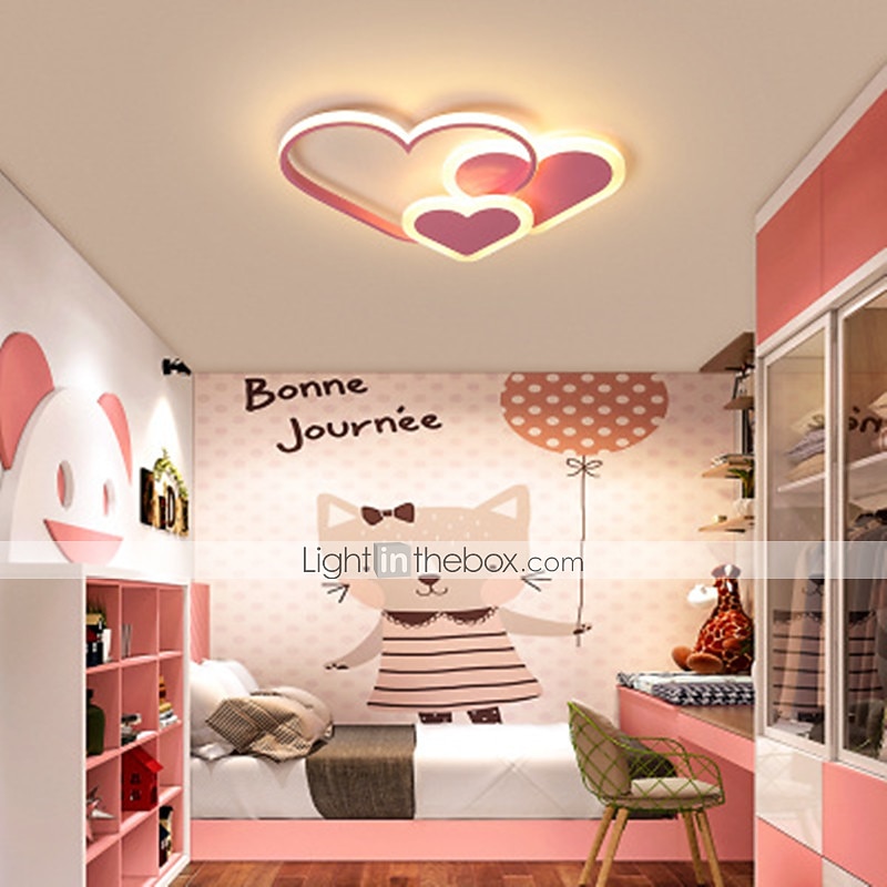 Modern LED Ceiling Light Creative Personality Love Heart Design Children's Room Boys and Girls Eye LED Lamps 30 W 2026 - $189.99 –P4