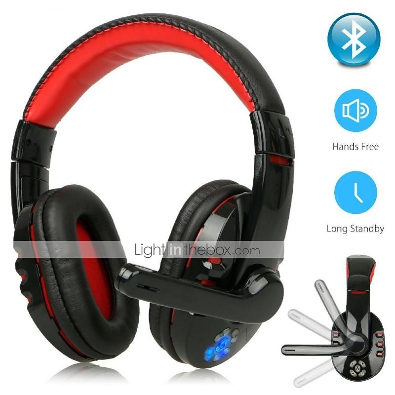 kapsel scherp Verwijdering OVLENG V8-1 Gamer Wireless Bluetooth Headset Adjustable Headband with  Microphone Volume Control For PC Laptop phone game 2023 - US $19.99