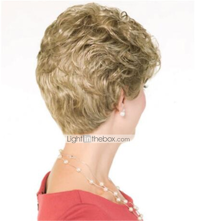 Synthetic Wig Curly Matte Short Bob Wig Short Light golden Synthetic Hair 6 inch Women's Best Quality curling Fluffy Blonde 2025 - $24.99 –P2