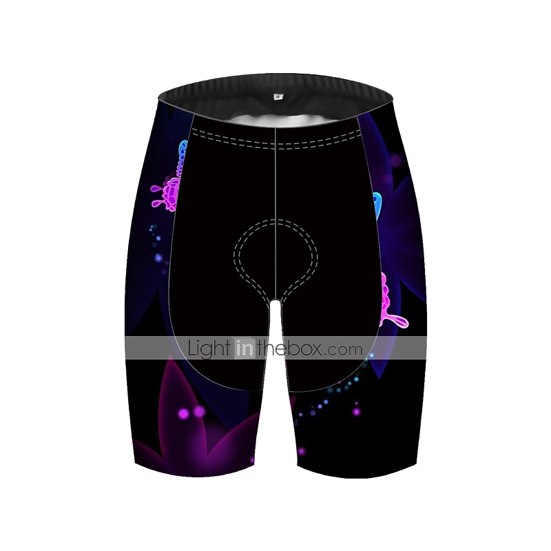 Damskie Koszulka z szortami na rower Krótki rękaw Kolarstwo górskie Kolarstwie szosowym Lato Wiosna Jesień Niebieski Pomarańczowy Zielony Jednokolorowe Motyl Gradient Wzory Śmieszne Rower Wkładka 3D 2026 - $51.99 –P3