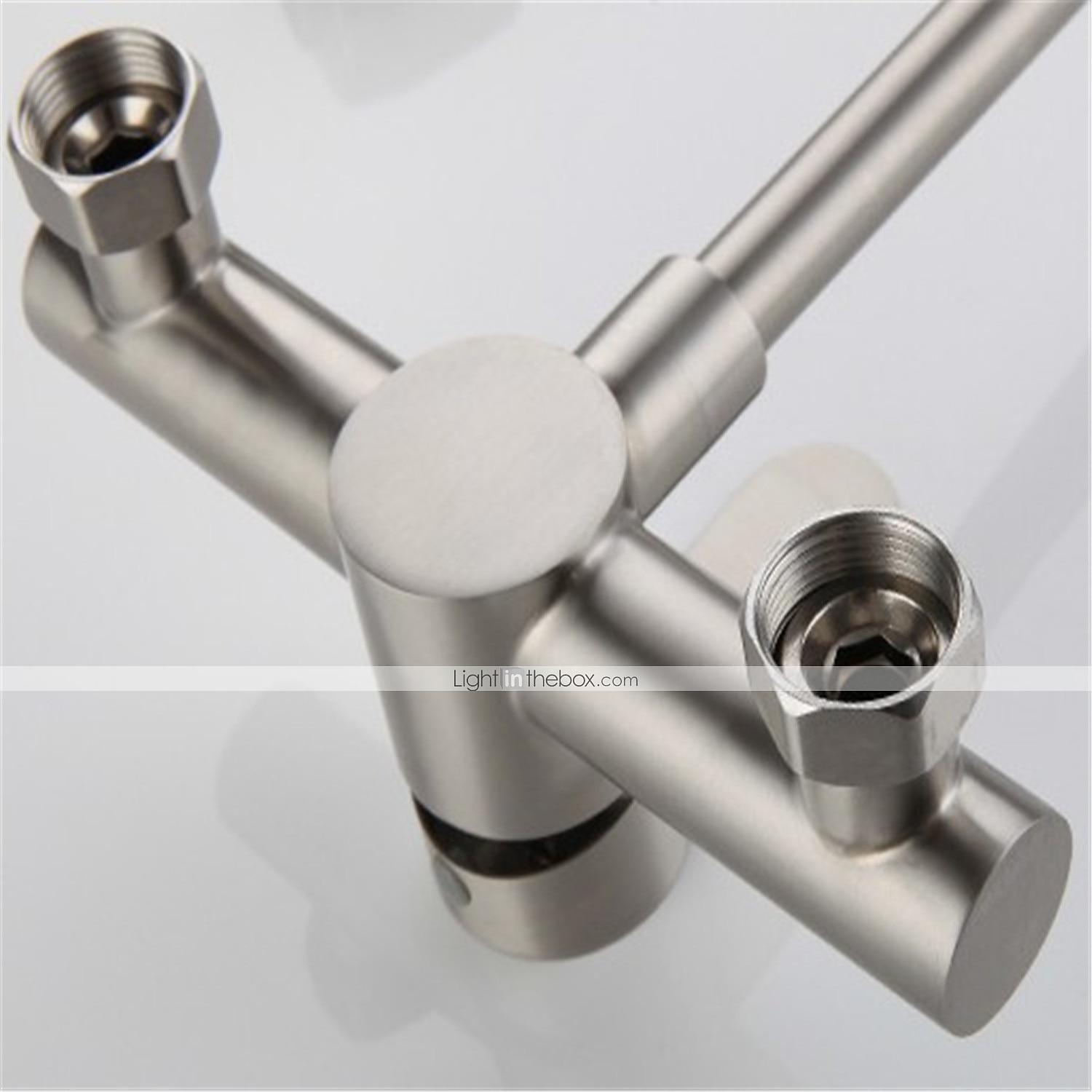 Kitchen Faucet,Stainless Steel Rotatable Wall Mounted Single Handle Two Holes Kitchen Taps with Hot and Cold Switch 2025 - $80.99 –P6