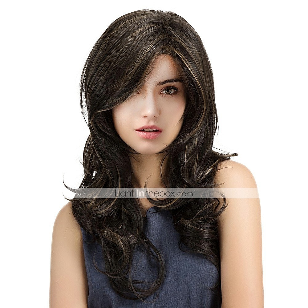 Blonde Wigs for Women Synthetic Wig Wavy Wig Burgundy Black Brown