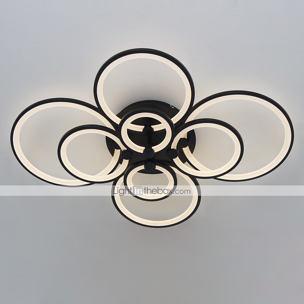 106 cm mennyezeti lámpa led geometriai formák süllyesztett lámpák fém akril festett felületek modern 220v 110v / ce tanúsítvánnyal 2025 - $126.99 –P5