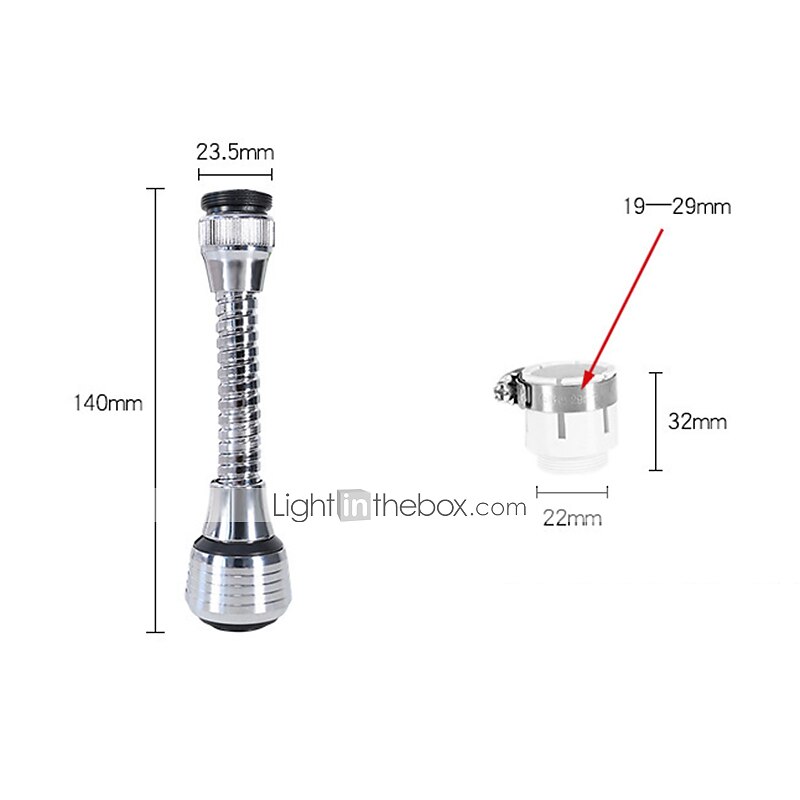 Kitchen Gadgets Faucet Aerator 2 Modes 360 Degree Adjustable Water Filter Diffuser Water Saving Nozzle Faucet Connector Shower 2025 - $8.49 –P6