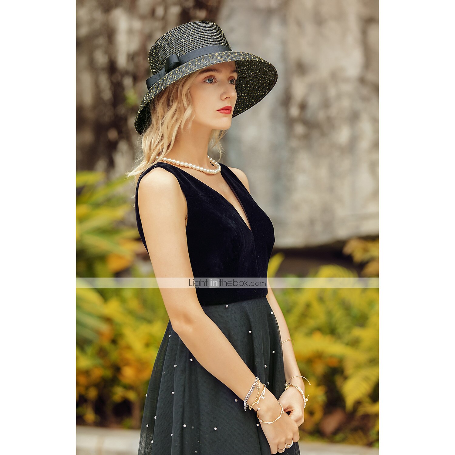 Kopfbedeckung Alltag Polyester Hüte mit Schleife 1 Stück Alltag / Freizeitskleidung Kopfschmuck 2025 - $24.99 –P10